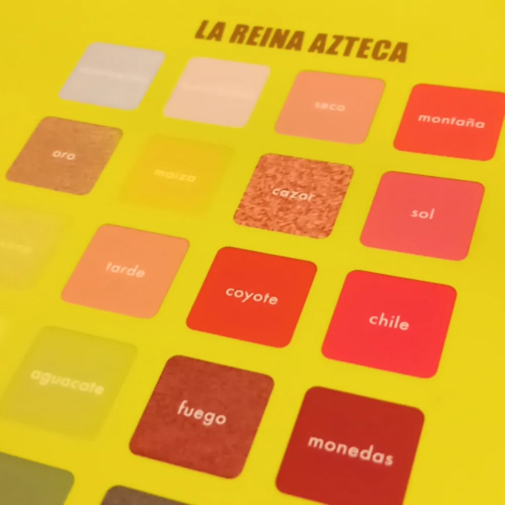 New dolls kill colorful LA REINA AZTECA eyeshadow palette makeup